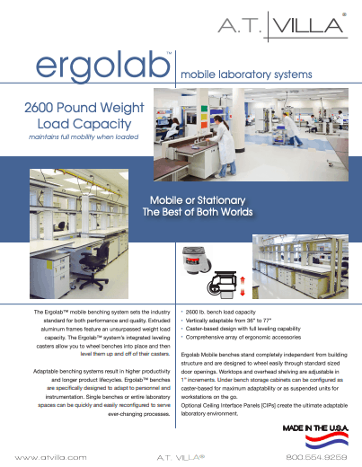 Thumbnail A.T Villa Ergolab Mobile Laboratory Systems