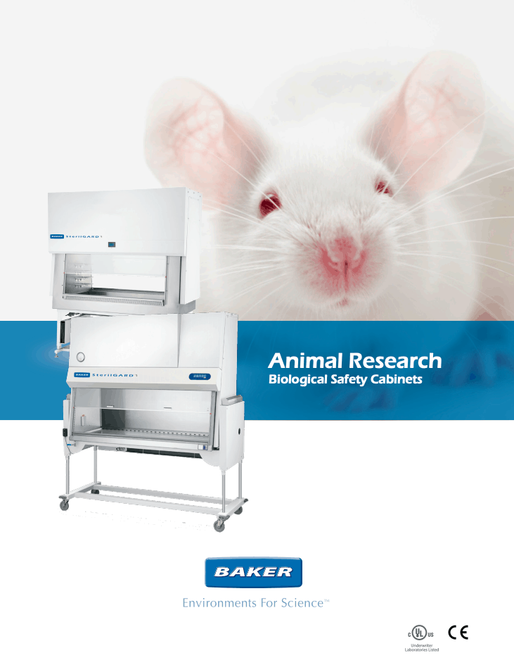 Thumbnail Animal Research Biological Safety Cabinets