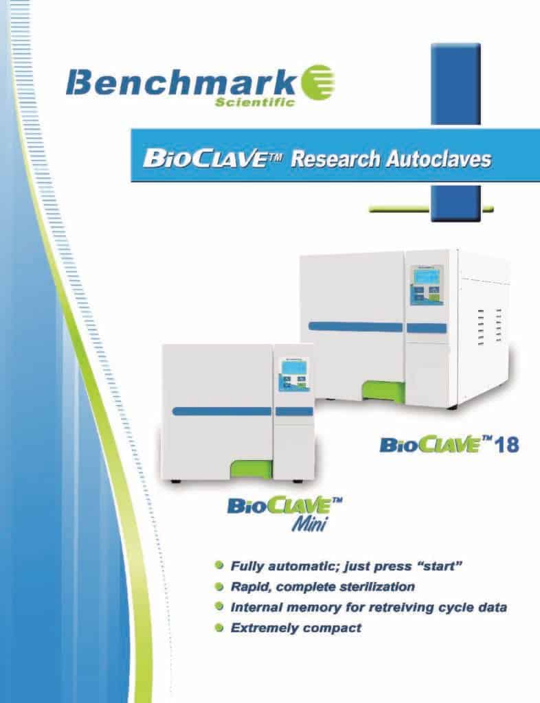 Benchmark Bioclave Mini and BioClave 18 Brochure Cover