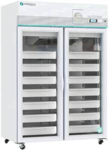 Product Thumbnail 1 of Corepoint Glass 2-Door Blood Bank Refrigerator with Chart Recorder