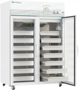 Product Thumbnail 2 of Corepoint Glass 2-Door Blood Bank Refrigerator with Chart Recorder