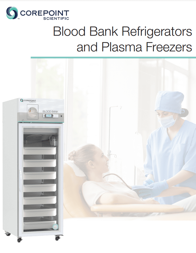 Blood Bank Ref-Freezer Brochure Cover
