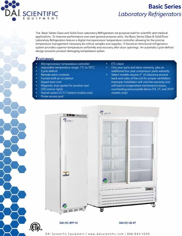 Basic Lab Refrigerators
