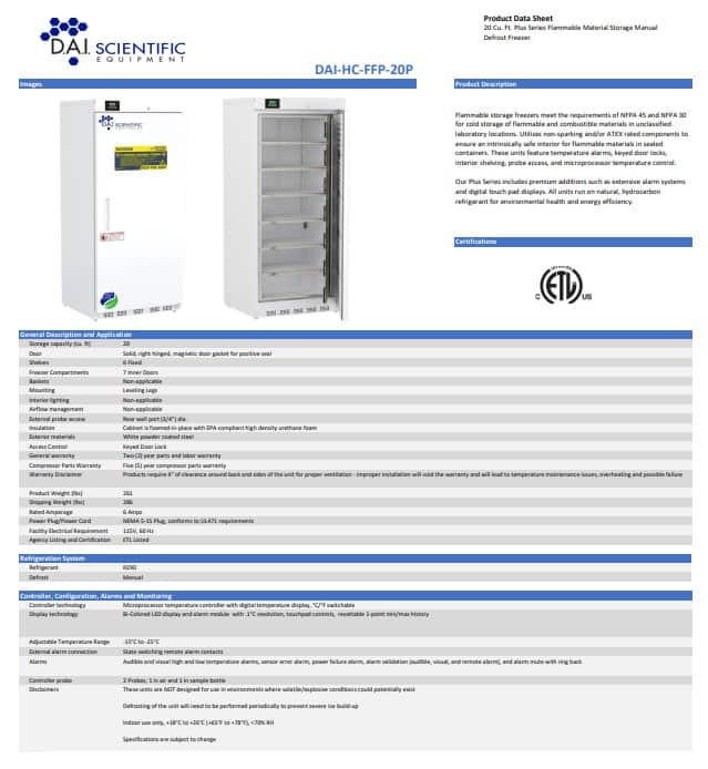 DAI-HC-FFP-20P data sheet cover