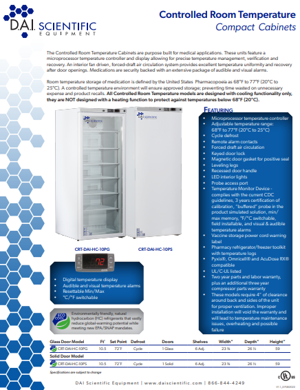 CRT compact cabinets