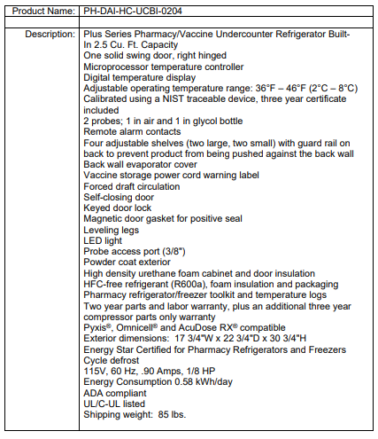 PH-DAI-HC-UCBI-0204 SpecSheet